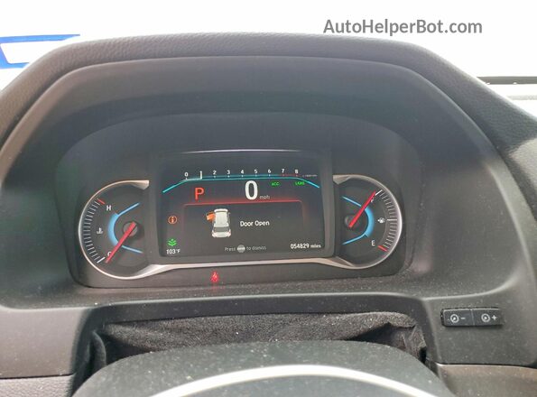 5FNYF5H59KB015292 2019 HONDA PILOT Black Вид щитка приладів