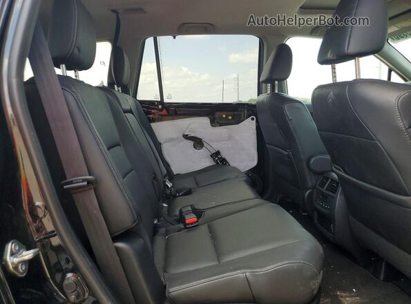 5FNYF5H59KB015292 2019 HONDA PILOT Black Вид задньої частини салону