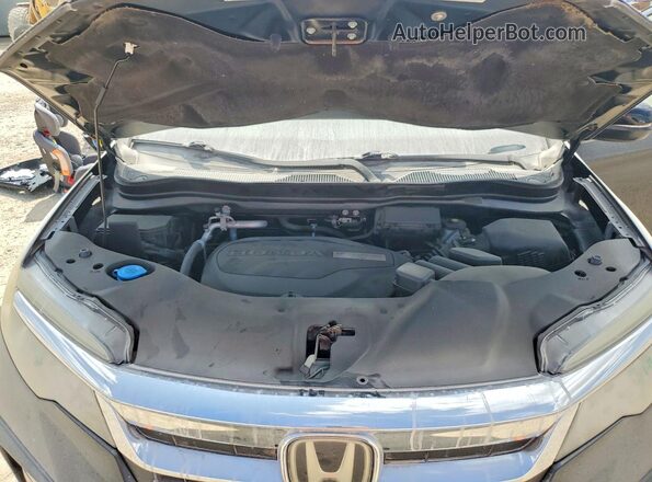 5FNYF5H59KB015292 2019 HONDA PILOT Black Вид підкапотного простору