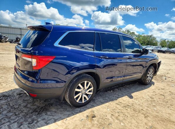 5FNYF5H59LB001765 2020 HONDA PILOT Blue Trasero derecho
