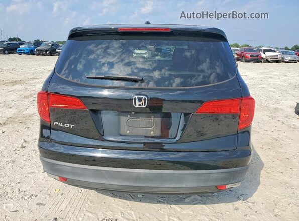 5FNYF5H5XJB028700 2018 HONDA PILOT Черный Вид сзади