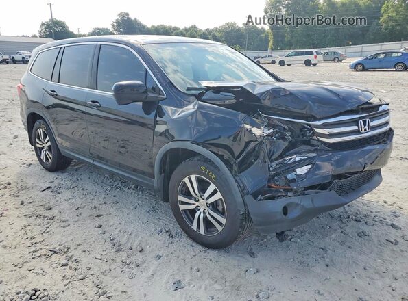 5FNYF5H5XJB028700 2018 HONDA PILOT Черный Передняя правая четверть