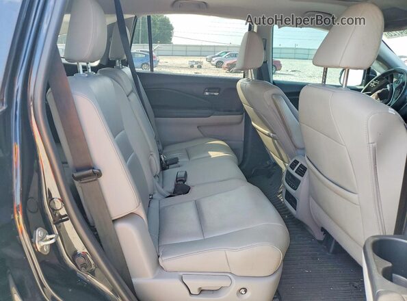 5FNYF5H5XJB028700 2018 HONDA PILOT Черный Вид задней части салона