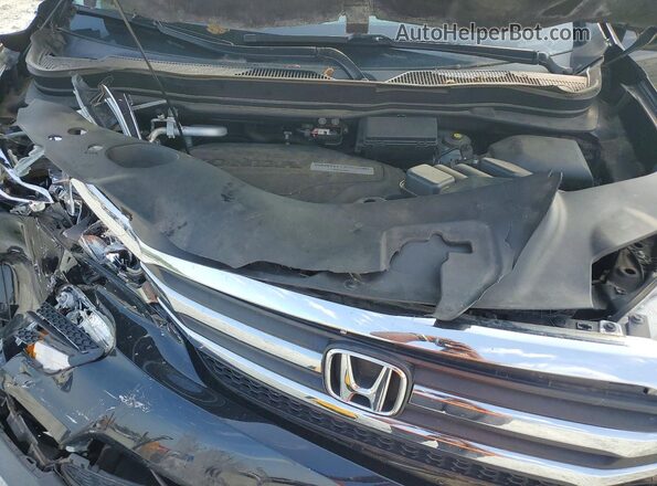 5FNYF5H5XJB028700 2018 HONDA PILOT Черный Вид подкапотного пространства