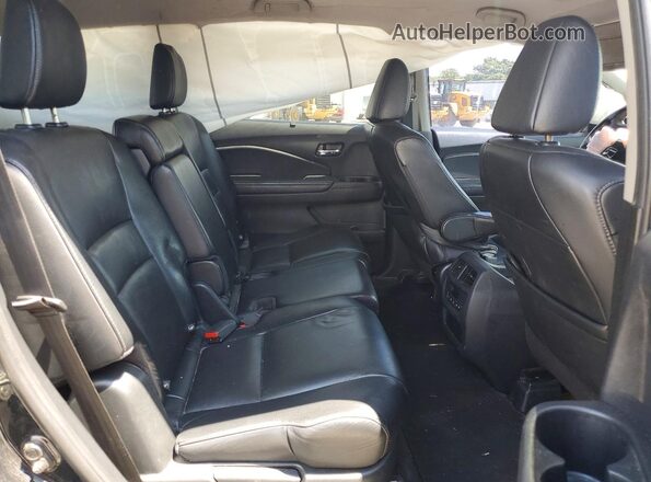 5FNYF5H5XKB009565 2019 HONDA PILOT Черный Вид задней части салона