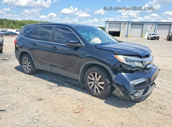 5FNYF5H5XKB009565 2019 HONDA PILOT Черный Передняя правая четверть