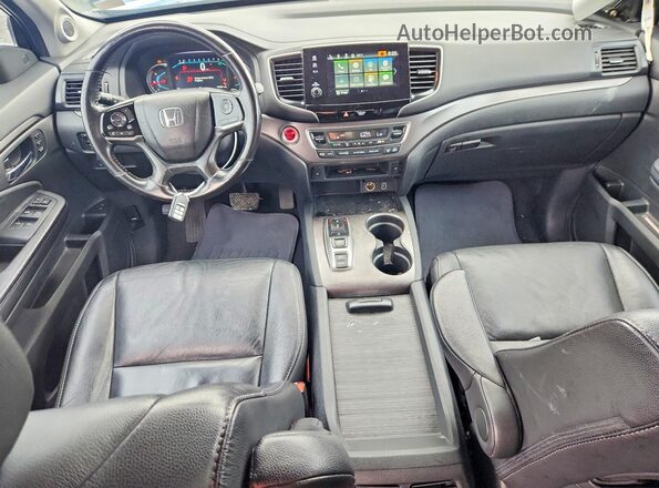 5FNYF5H5XMB007267 2021 HONDA PILOT Black Dashboard view