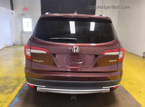 5FNYF5H60KB026898 2019 HONDA PILOT Burgundy Widok z tyłu