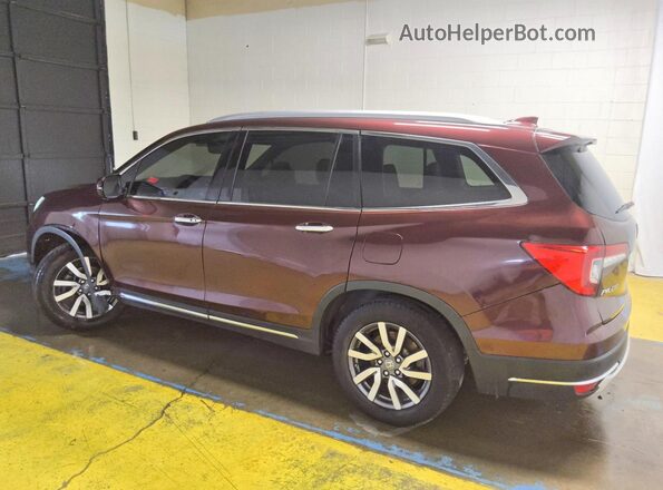 5FNYF5H60KB026898 2019 HONDA PILOT Burgundy Tył lewy