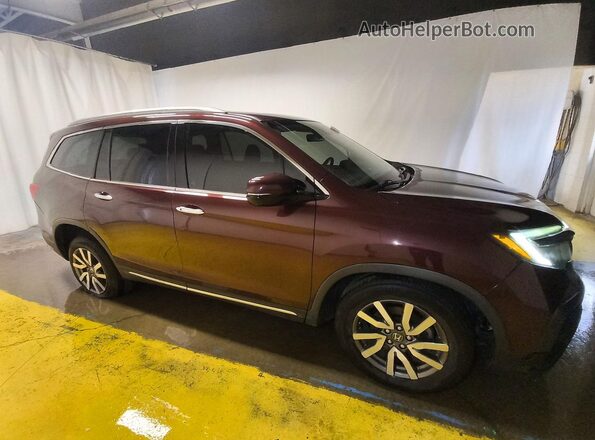 5FNYF5H60KB026898 2019 HONDA PILOT Burgundy Przód prawy