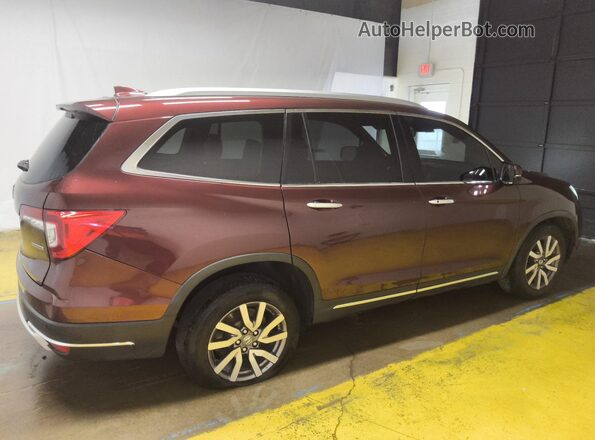 5FNYF5H60KB026898 2019 HONDA PILOT Burgundy 