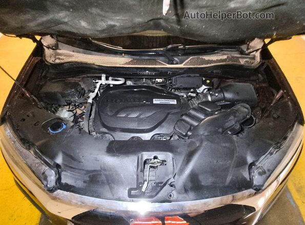 5FNYF5H60KB026898 2019 HONDA PILOT Burgundy Widok komory silnika