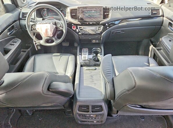 5FNYF5H60NB030745 2022 HONDA PILOT Black Widok wnętrza z przodu