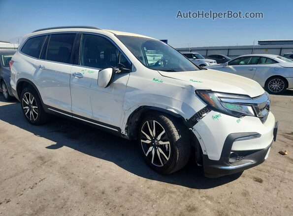 5FNYF5H62KB001243 2019 HONDA PILOT White წინა მარჯვენა