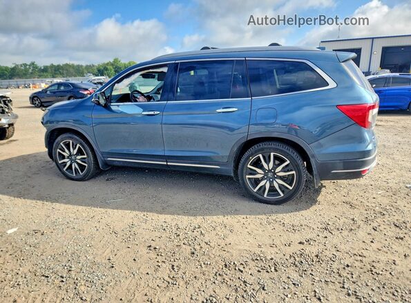 5FNYF5H63MB004803 2021 HONDA PILOT Blue Rear left