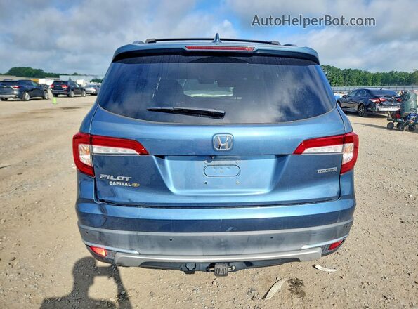 5FNYF5H63MB004803 2021 HONDA PILOT Blue Rear view