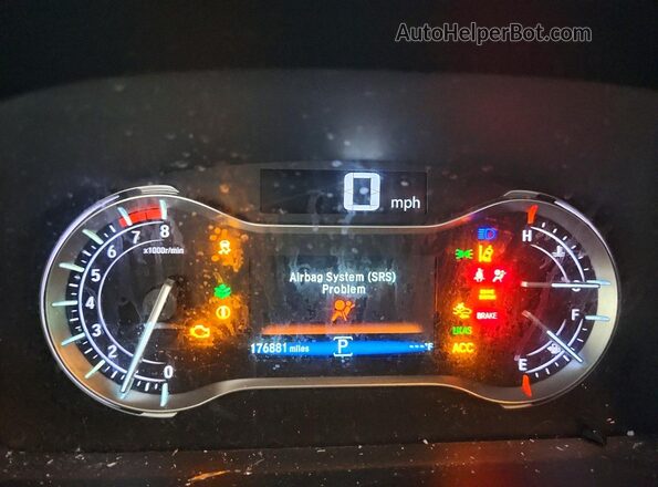 5FNYF5H66HB027336 2017 HONDA PILOT Серый Вид щитка приборов