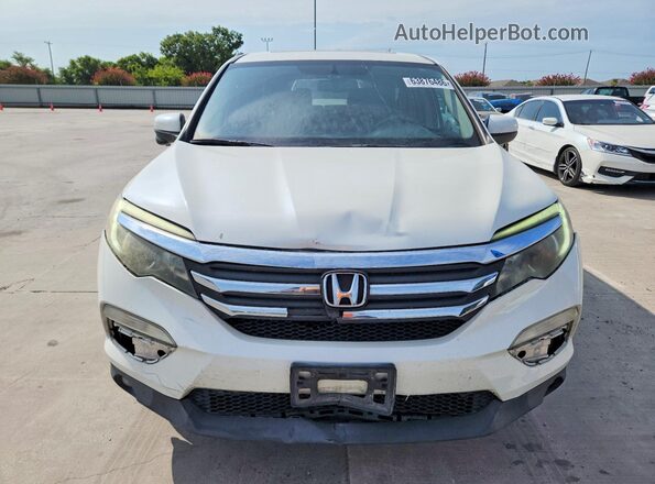 5FNYF5H71HB013868 2017 HONDA PILOT Белый Вид спереди