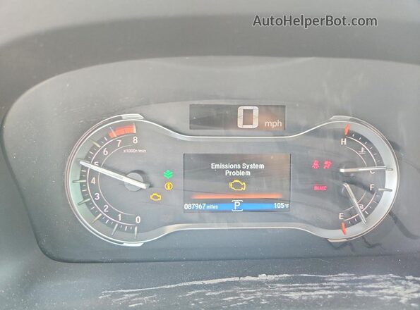 5FNYF5H71HB013868 2017 HONDA PILOT Белый Вид щитка приборов
