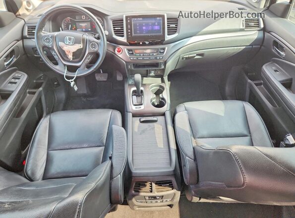 5FNYF5H71HB013868 2017 HONDA PILOT Белый Вид панели приборов