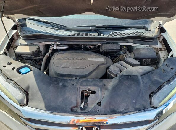 5FNYF5H71HB013868 2017 HONDA PILOT Белый Вид подкапотного пространства
