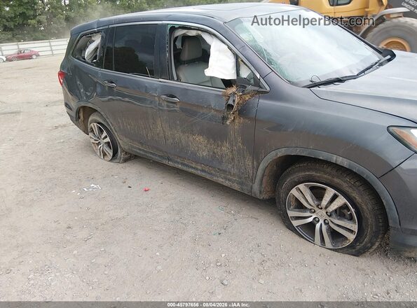 5FNYF5H72JB014694 2018 HONDA PILOT Gray Widok z przodu