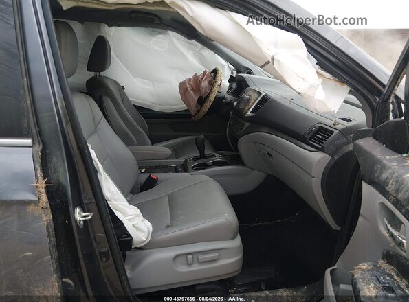 5FNYF5H72JB014694 2018 HONDA PILOT Gray Widok wnętrza z przodu