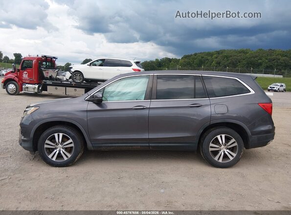 5FNYF5H72JB014694 2018 HONDA PILOT Gray Widok wnętrza 360 stopni