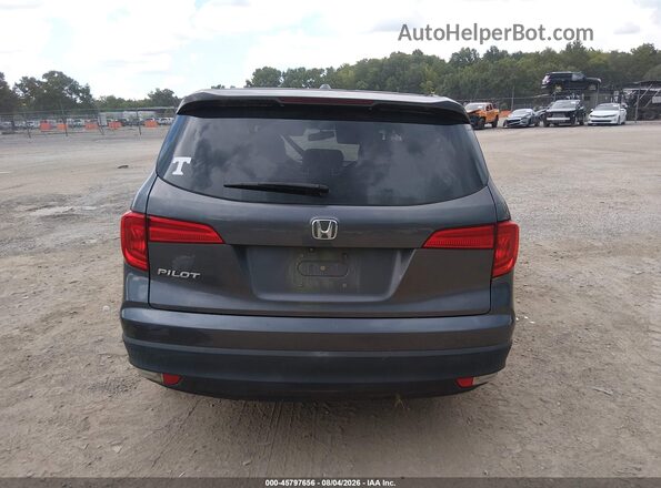 5FNYF5H72JB014694 2018 HONDA PILOT Gray 