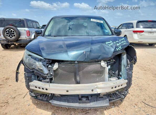 5FNYF5H74JB007293 2018 HONDA PILOT Green წინა ხედი