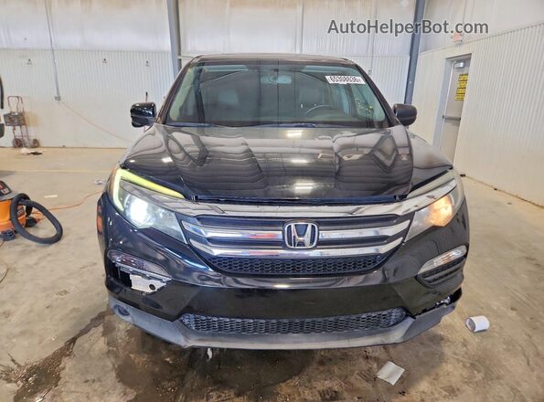 5FNYF5H74JB027592 2018 HONDA PILOT Black Вид спереду