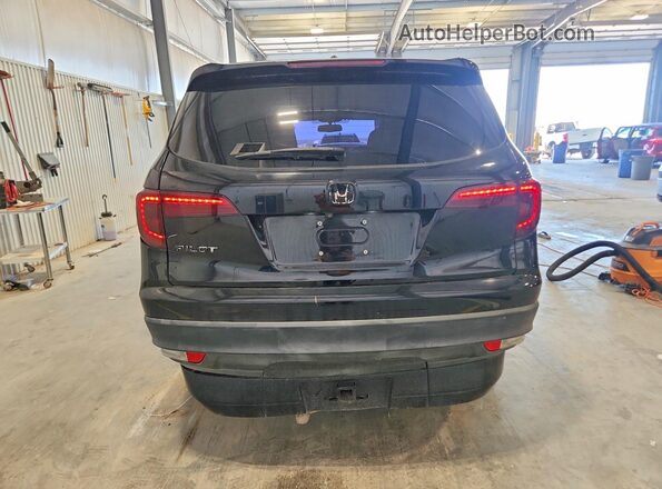 5FNYF5H74JB027592 2018 HONDA PILOT Black Вид ззаду