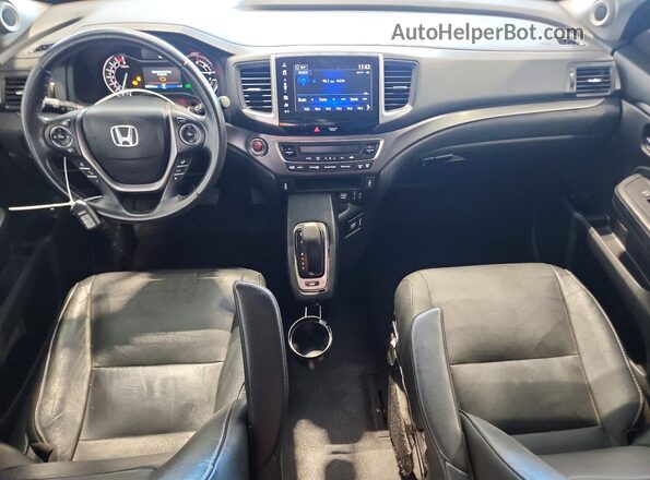 5FNYF5H74JB027592 2018 HONDA PILOT Black Вид панелі приладів