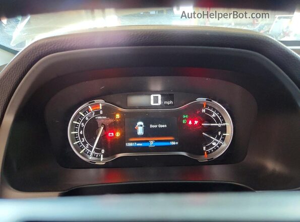 5FNYF5H7XHB033732 2017 HONDA PILOT White Вид щитка приладів