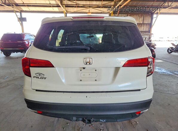 5FNYF5H7XHB033732 2017 HONDA PILOT White Вид ззаду