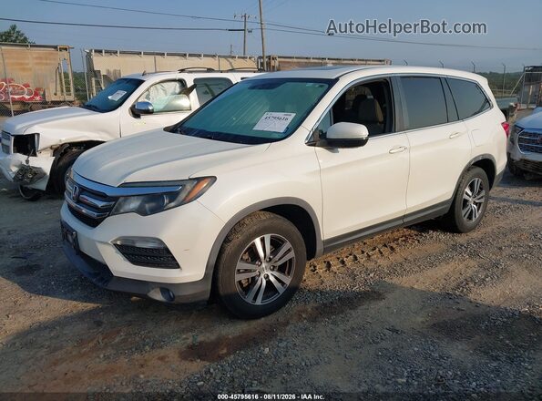 5FNYF5H89JB015544 2018 HONDA PILOT White წინა მარცხენა ხედი სამი მეოთხედიდან