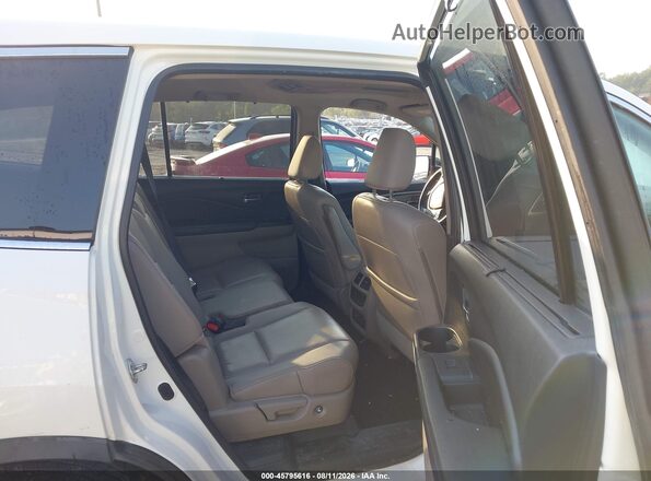 5FNYF5H89JB015544 2018 HONDA PILOT White VIN კოდის სტიკერის ხედი