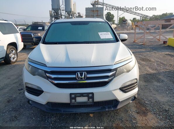 5FNYF5H89JB015544 2018 HONDA PILOT White ხელსაწყოთა პანელის ხედი