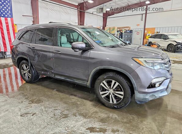 5FNYF5H8XHB009410 2017 HONDA PILOT Серый Передняя правая четверть