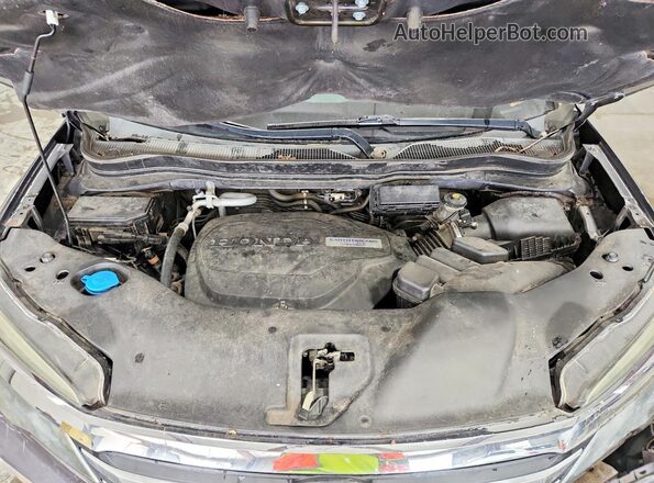 5FNYF5H8XHB009410 2017 HONDA PILOT Серый Вид подкапотного пространства