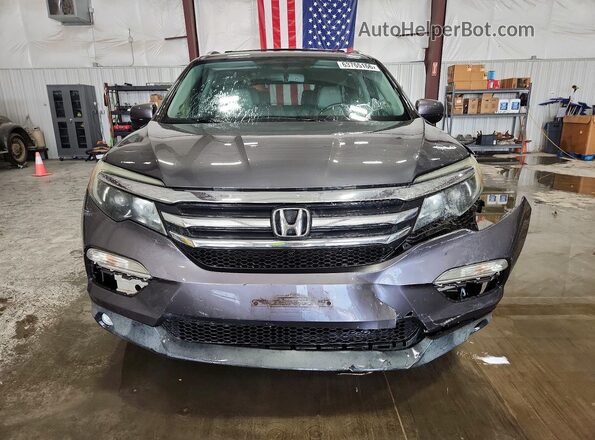 5FNYF5H8XHB009410 2017 HONDA PILOT Серый Вид спереди