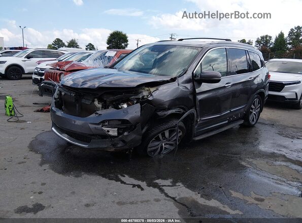5FNYF5H90HB039654 2017 HONDA PILOT Gray Передня ліва чверть