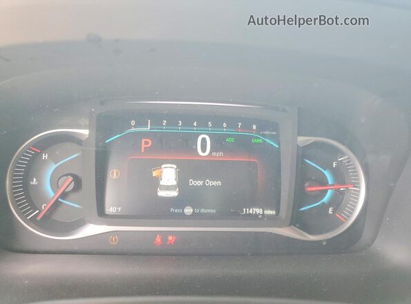 5FNYF5H90KB042464 2019 HONDA PILOT Серебряный Вид щитка приборов