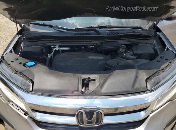 5FNYF5H90KB042464 2019 HONDA PILOT Серебряный Вид подкапотного пространства
