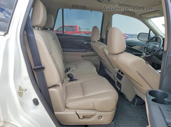 5FNYF5H92HB003691 2017 HONDA PILOT White Rear interior view