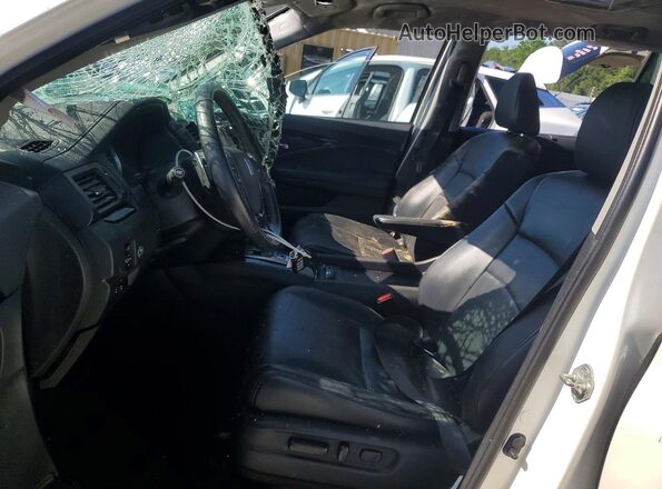 5FNYF5H92JB003003 2018 HONDA PILOT White Вид салону спереду