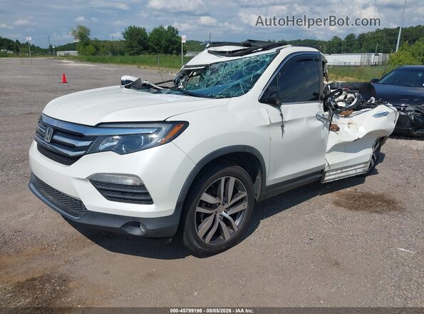 5FNYF5H93HB001139 2017 HONDA PILOT White Vista tres cuartos delantera izquierda