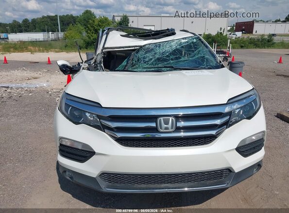 5FNYF5H93HB001139 2017 HONDA PILOT White Vista del cuadro de instrumentos