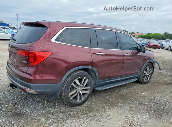 5FNYF5H93JB014365 2018 HONDA PILOT Коричневый Задняя правая четверть