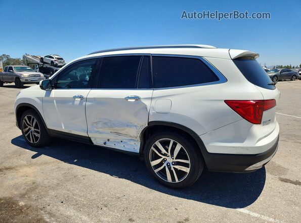 5FNYF5H95JB022628 2018 HONDA PILOT White Trasero izquierdo